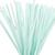 Pfeifenreiniger / Biegepl�sch / Chenilledraht, L�nge 30 cm, Dicke 6 mm, Hellt�rkis, 50 St�ck - Hellt�rkis