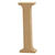 SALE MDF-Buchstabe, 8 cm, Strke 1,5 cm, natur, I - Buchstabe I