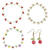 NEU Mini Kreativ Set Schmuck, elastisches Armband und Ohrringe mit Glasperlen Bild 3