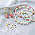 NEU Mini Kreativ Set Schmuck, elastisches Armband und Ohrringe mit Glasperlen Bild 4