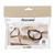 NEU Kreativ Set fr 3 Macram Armbnder in Schwarz, Olivbraun und Beige