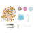 NEU Mini Kreativ Set Schmuck mit Glitter Clay, fr Halskette, Armband, Clips, Brosche Bild 3