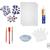 Kreativ Set Kintsugi, Untersetzer, Blau, Gold, Rosa, Wei� Bild 3