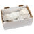 Alabaster St�cke sortiert, wei�-grau nuanciert, 8000 g - 8000 g