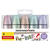 NEU Textmarker / Highlighter, Mini Pastell Glitzer, 5 Farben sortiert
