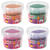 NEU EberhardFaber Spielknete, lufttrocknend, 4x 100 g Glitzerfarben sortiert Bild 2