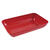 NEU Bastelschale aus Kunststoff, 23 x 15 x 4 cm, 1 Stck, Rot - Rot