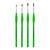 NEU EberhardFaber Green Winner, Synthetikpinsel Set, 4 Pinsel mit feiner Spitze Bild 2