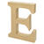 Papp-Buchstabe, E, Hhe 25 x Breite 21,5 x Tiefe 4 cm - E