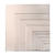 Alu-Platte, Quadrat, fr Efcolor, Gre: ca. 20 x 20 mm, 12 Stck
