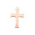 Kupferanhänger, Kreuz, Größe: ca. 32 x 22 mm, Efcolor / Emaille