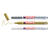 Edding 780 Paintmarker-Set 0,8mm, weiss, gold, silber