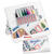 NEU Edding Start Easy Set, Acrylstifte wasserfest fein und medium, inkl. Postkartenblock, 8er-Set Acrylfarben Bild 3