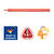 Staedtler Kartonetui, Noris Jumbo 10 + 2 Buntstifte, sortierte Farben + Spitzer Bild 4