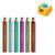 Staedtler Kindermalstift 3in1, Kartonetui, 6 Duo-Effekt-Stifte + Spitzer Bild 2