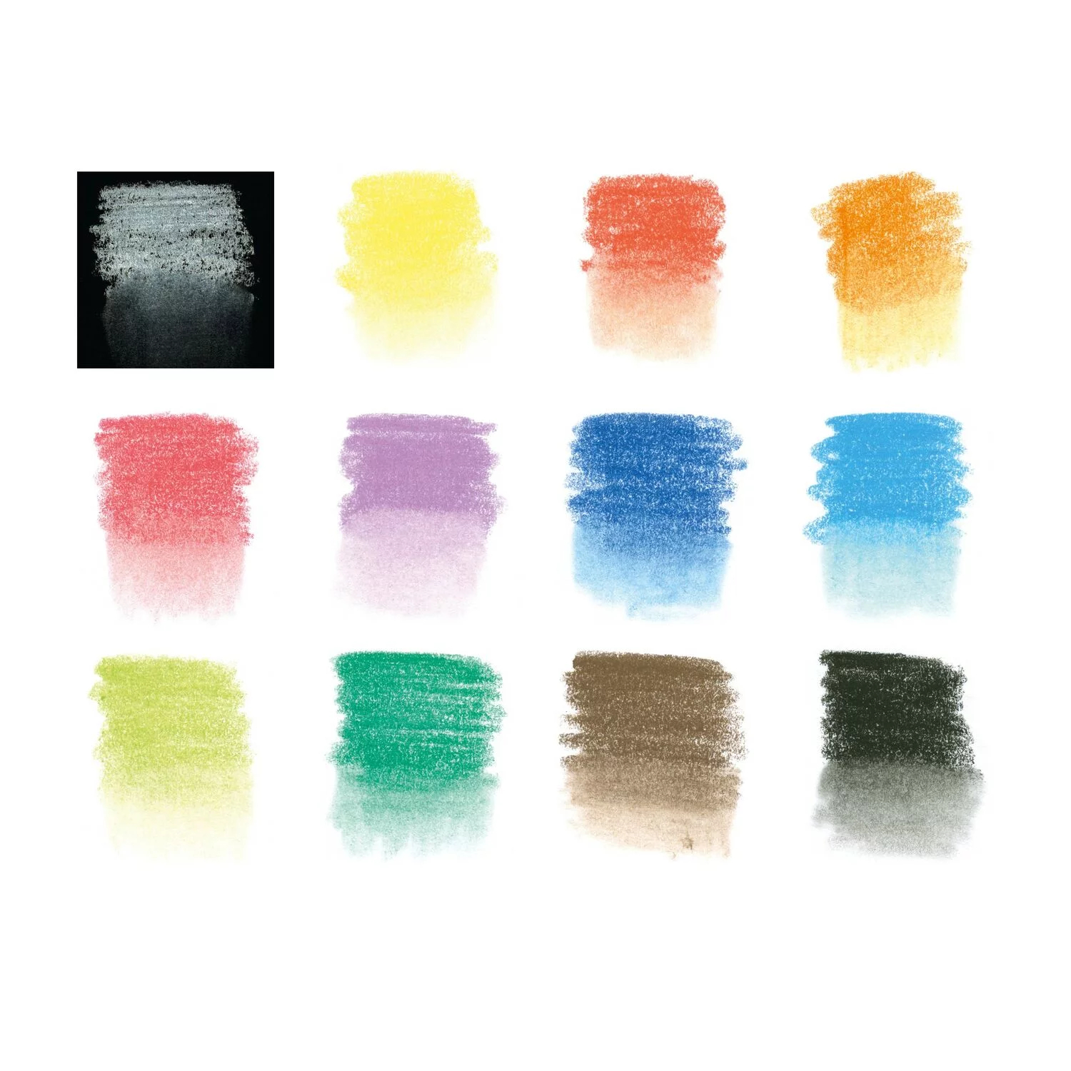 NEU Metalletui mit 12 Pastellstiften in sortierten Farben Bild 4