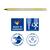 Staedtler Bleistift NORIX, Grnes Set, 2 Bleistifte HB + Radier & Spitzer Bild 4