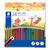 NEU Kartonetui mit 24 Buntstiften Noris Colour in sortierten Farben - Kartonetui mit 24 Stiften