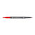 Staedtler Doppelfasermaler 3001, wasservermalbar, 1 Stck, rot