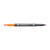Staedtler Doppelfasermaler 3001, wasservermalbar, 1 Stck, hellorange