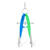 SALE Staedtler Zirkel Mars 556 comfort, Neon blau/gr�n - Neon blau / gr�n