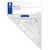 Staedtler Geodreieck 22cm mit Griff transparent