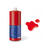 Noris Club Schulmalfarbe rot, 1000 ml - Rot