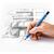 Staedtler Jumbo Bleistift, Mars Lumograph Mine: 5,3 mm, 1 Stck, Hrtegrad: HB Bild 4