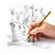 Staedtler Bleistift, Noris 120, Sechskant, 1 Stck, Hrtegrad: 2B Bild 3