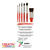 SALE Hobby- Pinsel Set, 6- teillig - 6-teiliges Set