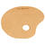 NEU Holzpalette Oval, 18 x 24 cm