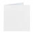 Doppelkarten & Umschl�ge quadratisch Wei�