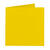 Doppelkarten & Umschl�ge, quadratisch Bananengelb - Bananengelb
