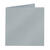 Doppelkarten & Umschl�ge, quadratisch Silber - Silber