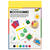 Moosgummi /Schaumstoffplatten Set Basic fr vielfltige Bastelarbeiten, 20 x 29 cm, 7 Farben - Sortierung bunt, 7 Bogen