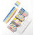 Blanko-Legekarten, 6x6cm, 60 Stck, mit Regenbogen-Rckseite, inklusive 136 Stickern Bild 3