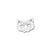 SALE Kindermasken aus Pappe, 6 Stck Katze