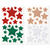 Moosgummi Glitter-Sticker Sterne Weihnachten, 50 Stck in sortierten Gren und Farben Bild 2