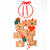 Moosgummi Glitter-Sticker Sterne Weihnachten, 50 Stck in sortierten Gren und Farben Bild 3