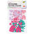 Moosgummi Glitter-Sticker Einhorn, 37 Stck sortiert