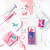 Moosgummi Glitter-Sticker Einhorn, 37 Stck sortiert Bild 3