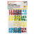 Moosgummi / Schaumstoff Glitter-Sticker fr vielfltige Bastelarbeiten, Zahlen, 100 Stk - Zahlen