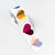 Stickerrolle Herzen, mit Metallic-Veredelung, 3m, 48 Sticker Bild 2