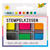 Stempelkissen-Set Neon, 6 Stck, farbig sortiert - Neon