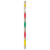 NEU Geschenkfolie Stars Rainbow / Sterne Regenbogen, 75 cm x 3 m