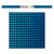 Holographische Folie, Diamant blau, 40 x 100cm - Folie, Diamant blau