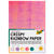 Crispy Regenbogen Papier, Irisierend, 75g/m, 23x33cm, 10 Blatt in sortierten Farben/Prgungen