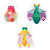 Crispy Regenbogen Papier, Irisierend, 75g/m, 23x33cm, 10 Blatt in sortierten Farben/Prgungen Bild 3