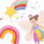NEU Diamond Painting Set Rainbow, Komplettset fr 6 Sticker, inkl. Zubehr & Anleitung Bild 4