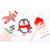 Diamond Painting Set Christmas, Komplettset fr 6 Sticker, inkl. Zubehr & Anleitung Bild 4